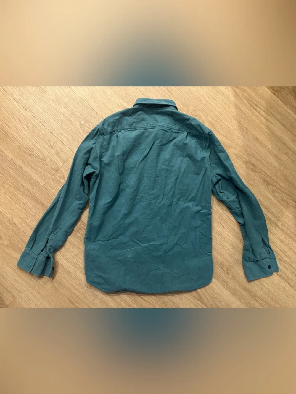 J. Crew Teal Chambray Work Shirt